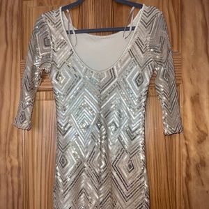 Sparkly Gold Dress